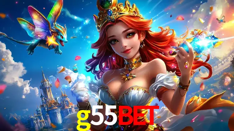 A princesa de um reino de fantasia mágico, com seu pequeno dragão, apresentando um mundo de prêmios encantados nos jogos de caça-níqueis do cassino g55bet.