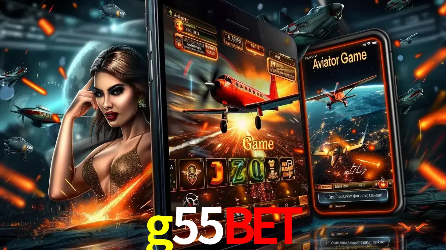 Mulher estilosa cercada por telas que exibem a jogabilidade do Aviator, capturando a intensidade e a estratégia deste popular crash game oferecido pelo g55bet.